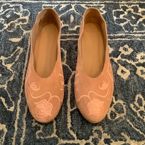 Huma Blanco | Slipper Flats | Rosebud